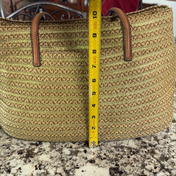 Eric Javits Tan Woven Bag - Picture 14 of 15